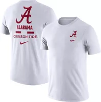 Nike Men's Alabama Crimson Tide White Dri-FIT Cotton DNA T-Shirt