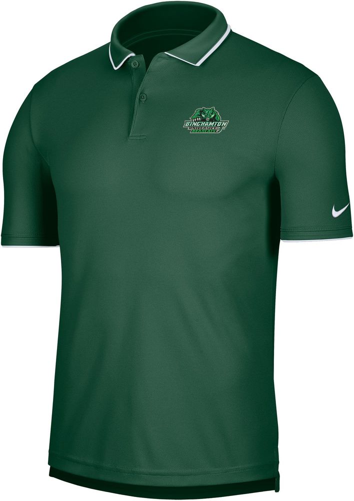 Nike Men's Binghamton Bearcats Dark Green UV Collegiate Polo