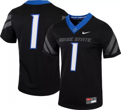 Nike Men's Boise State Broncos #1 Black Untouchable Football Jersey