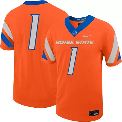 Nike Men's Boise State Broncos #1 Orange Untouchable Game Football Jersey