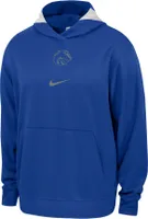 Nike Men's Boise State Broncos Blue Spotlight Basketball Dri-FIT Pullover Hoodie