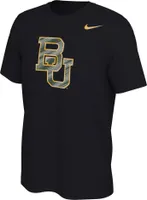 Nike Men's Baylor Bears Black Gloss Logo Basketball T-Shirt