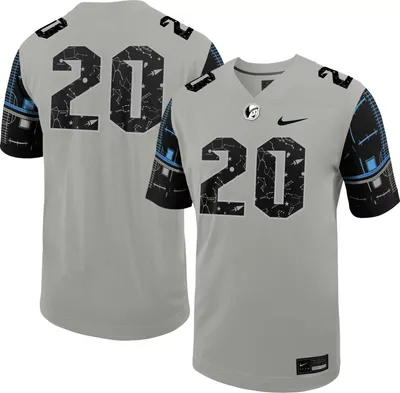 Nike Men's UCF Knights #20 Space Game Grey Football Jersey