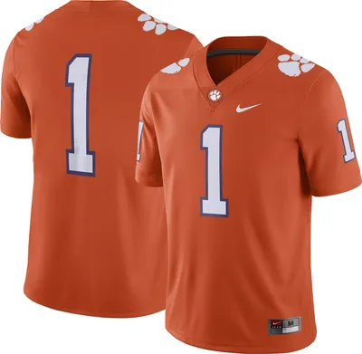 Nike Men's Clemson Tigers #1 Dri-FIT Game Football Jersey