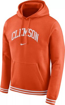 Men's Nike Orange Oklahoma State Cowboys Sketch Retro Pullover Hoodie