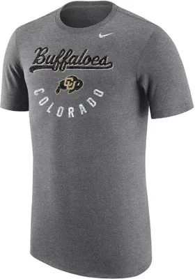 Nike Men's Colorado Buffaloes Grey Tri-Blend T-Shirt