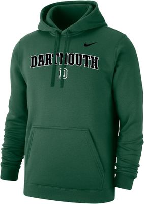 Nike Men's Dartmouth Big Green Darmouth Club Fleece Wordmark Pullover Hoodie