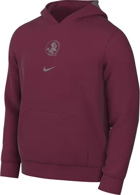 Nike Men's Florida State Seminoles Garnet Spotlight Basketball Pullover Hoodie