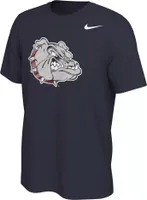 Nike Men's Gonzaga Bulldogs Blue Gloss Logo Basketball T-Shirt