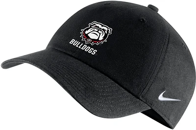 Nike Men's Georgia Bulldogs Black Dawg Logo Heritage86 Adjustable Hat