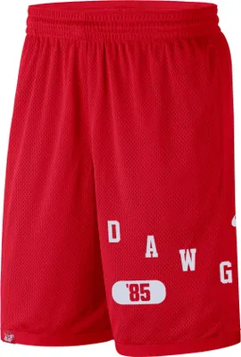 Nike Men's Georgia Bulldogs Red Dri-FIT Shorts