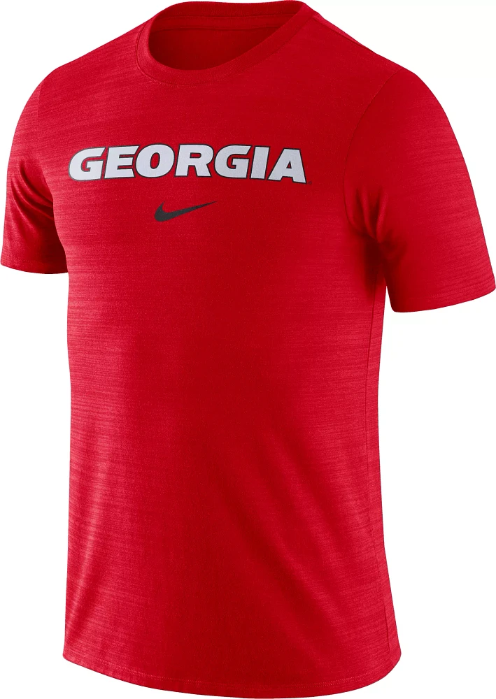 Nike Men's Georgia Bulldogs Red Dri-FIT Velocity Legend Team Issue T-Shirt