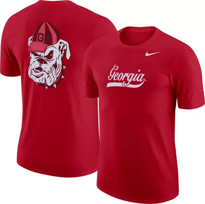 Nike Men's Georgia Bulldogs Red Vault Wordmark T-Shirt