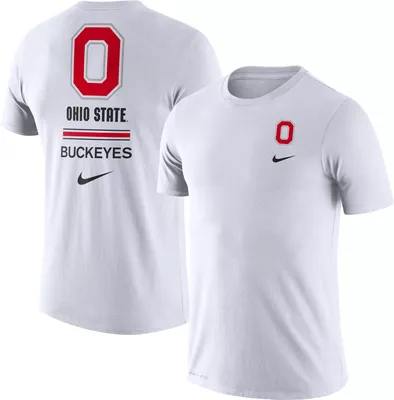 Nike Men's Ohio State Buckeyes White Dri-FIT Cotton DNA T-Shirt