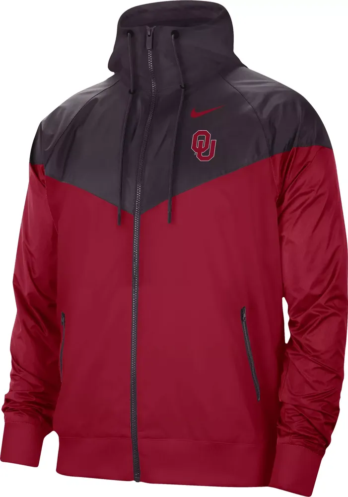 Nike Men's Oklahoma Sooners Crimson Windrunner Jacket