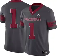 Jordan Men's Oklahoma Sooners #1 Dri-FIT Game Football Jersey