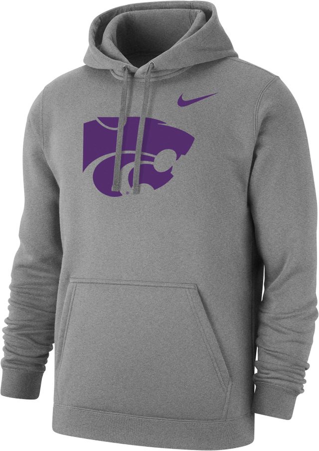 Nike / Youth Kansas State Wildcats Purple Club Fleece Pullover Hoodie