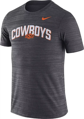 Nike Men's Oklahoma State Cowboys Black Dri-FIT Velocity Football T-Shirt