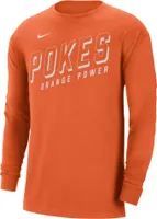 Nike Men's Oklahoma State Cowboys Orange Max90 Power Long Sleeve T-Shirt