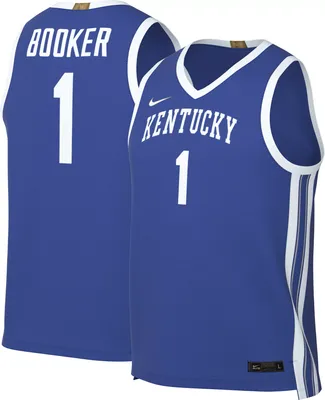 Nike Men's Kentucky Wildcats Devin Booker  #1Blue Limited Basketball Jersey