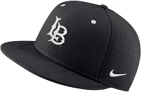 Nike Men's Long Beach State Dirtbags Black Aero True Baseball Fitted Hat