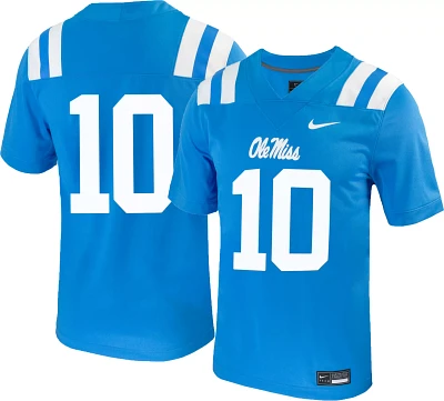 Nike Men's Ole Miss Rebels #1 Light Blue Untouchable Game Football Jersey