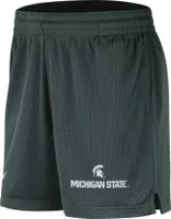 Nike Men's Michigan State Spartans Green Dri-FIT Knit Mesh Shorts