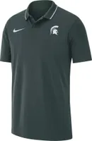 Nike Men's Michigan State Spartans Green Dri-FIT Football Sideline Coaches Polo