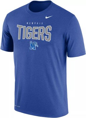 Nike Men's Memphis Tigers Blue Dri-FIT Cotton T-Shirt