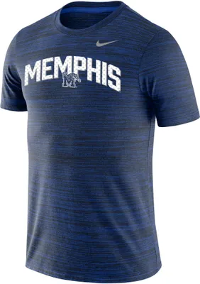 Nike Men's Memphis Tigers Blue Dri-FIT Velocity Legend Football Sideline Team Issue T-Shirt