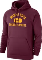 Nike Men's Minnesota Golden Gophers Maroon Club Fleece Wordmark Pullover Hoodie