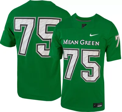 Nike Men's North Texas Mean Green #75 Untouchable Game Football Jersey