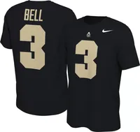 Nike Men's Purdue Boilermakers David Bell #3 Black Football Jersey T-Shirt