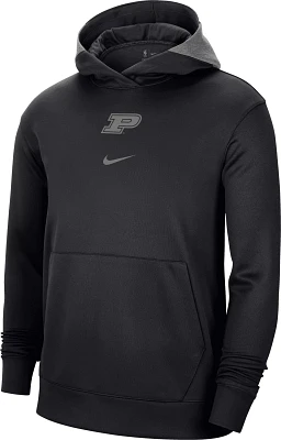 Nike Men's Purdue Boilermakers Black Spotlight Basketball Pullover Hoodie