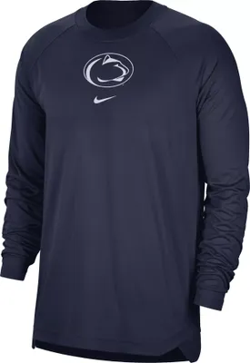 Nike Men's Penn State Nittany Lions Blue Spotlight Basketball Dri-FIT Long Sleeve T-Shirt