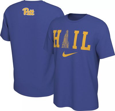 Dick's Sporting Goods Nike Men's Pitt Panthers Gold Dri-FIT Cotton T-Shirt