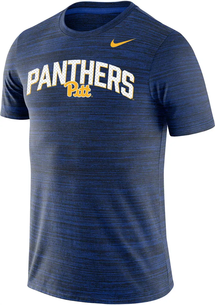 Nike Men's Pitt Panthers Blue Dri-FIT Velocity Legend Football Sideline Team Issue T-Shirt