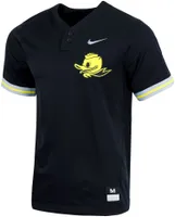 Nike Men's Oregon Ducks Black Two Button Replica Baseball Jersey