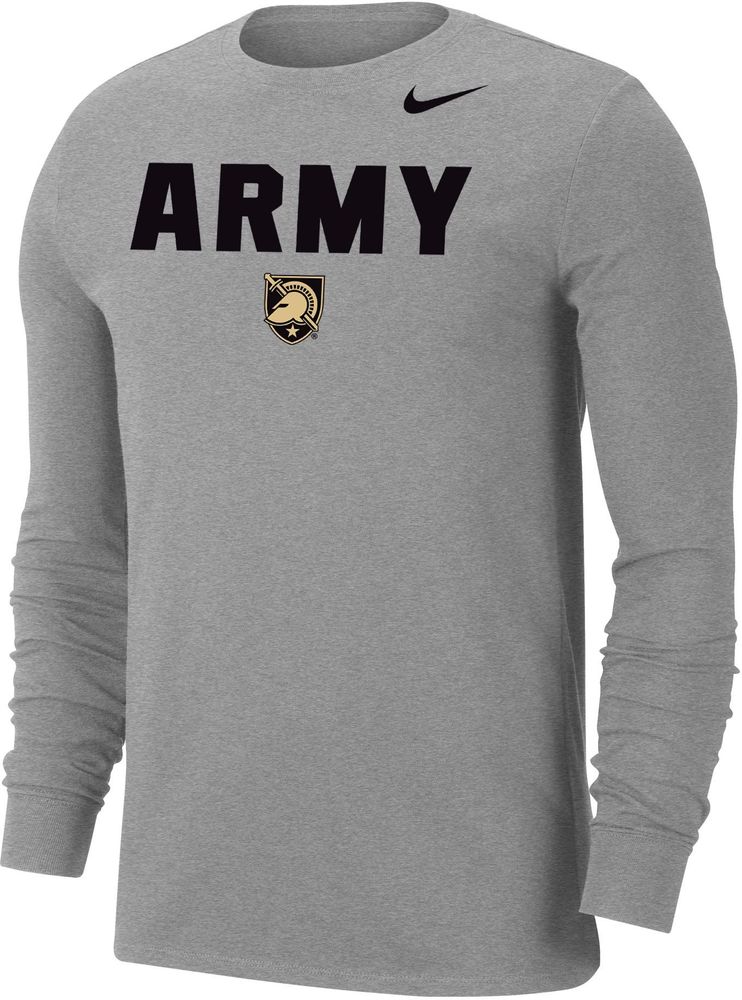 Hijgend censuur Betrouwbaar Dick's Sporting Goods Nike Men's Army West Point Black Knights Grey Dri-FIT  Cotton Long Sleeve T-Shirt | Bridge Street Town Centre