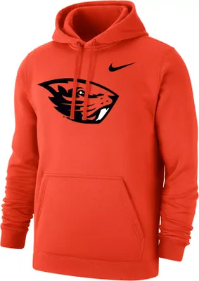 Nike Men's Oregon State Beavers Orange Club Fleece Pullover Hoodie