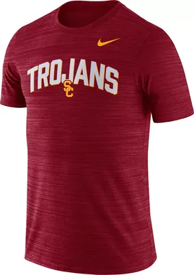 Nike Men's USC Trojans Cardinal Dri-FIT Velocity Football T-Shirt