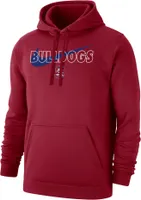 Nike Men's South Carolina State Bulldogs Garnet Club Fleece Wordmark Pullover Hoodie