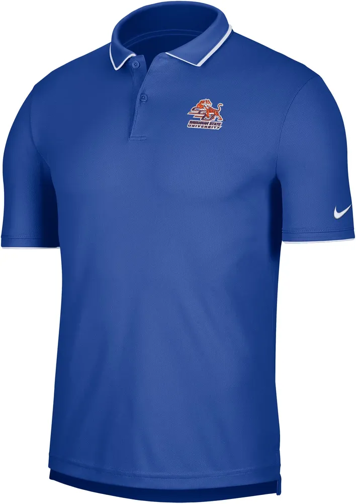 Nike Men's Savannah State Tigers Reflex Blue UV Collegiate Polo