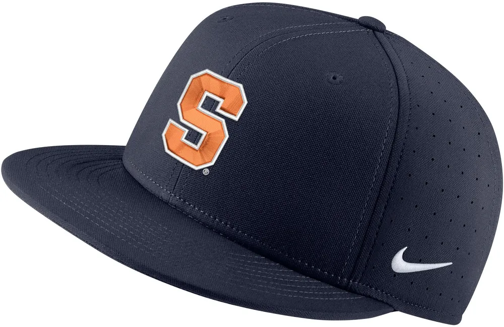 Nike Men's Syracuse Orange Blue Aero True Baseball Fitted Hat