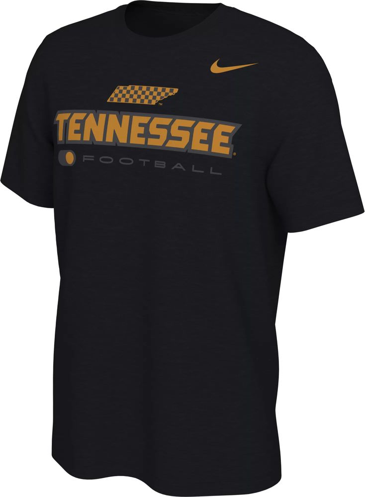 Nike Orange White swoosh Tennessee Vols Volunteers football t