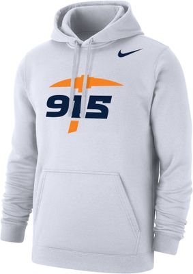 Denver Broncos Nike Sideline Club Fleece Pullover Hoodie - Navy