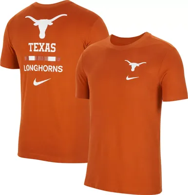 Nike Men's Texas Longhorns Burnt Orange Dri-FIT Cotton DNA T-Shirt