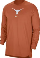 Nike Men's Texas Longhorns Burnt Orange Spotlight Basketball Dri-FIT Long Sleeve T-Shirt