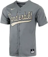 Nike Men's Vanderbilt Commodores Full Button Replica Baseball Jersey