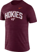 Nike Men's Virginia Tech Hokies Maroon Dri-FIT Velocity Football T-Shirt